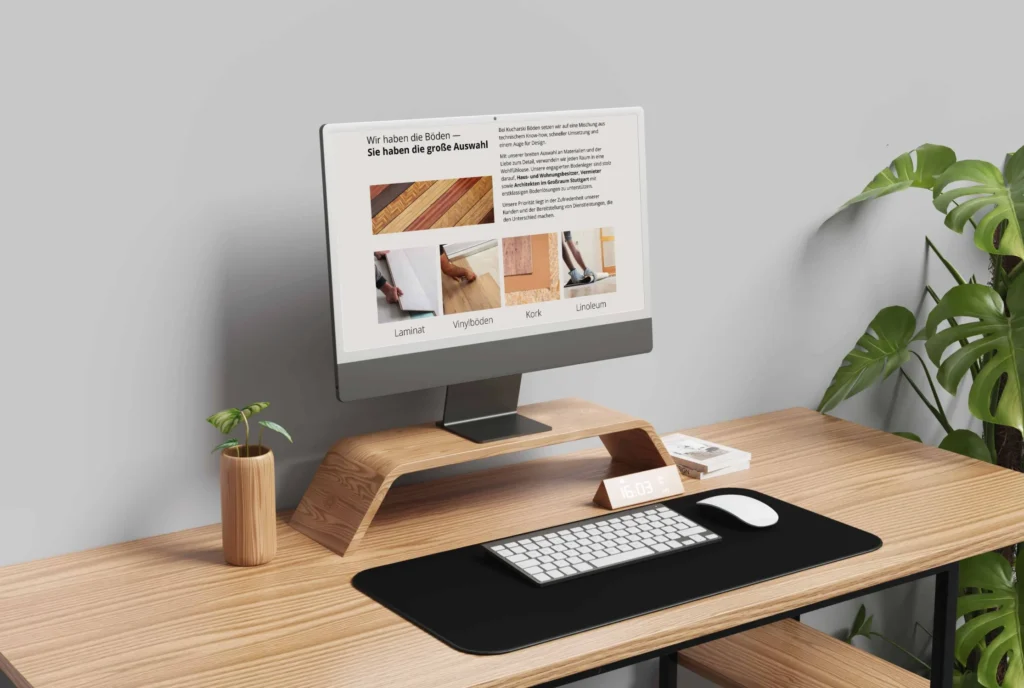 Kucharski Böden, Webdesign, Internetdesign, Medienagentur Stuttgart, Weyou Media,