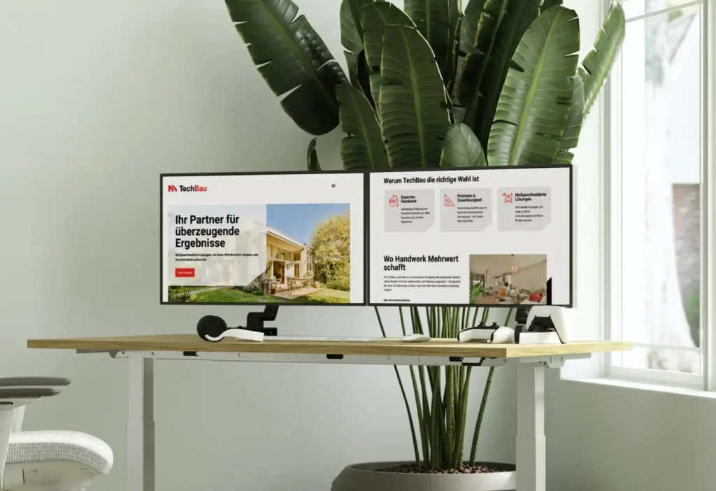 TechBau, weyou media, Website, Webdesign